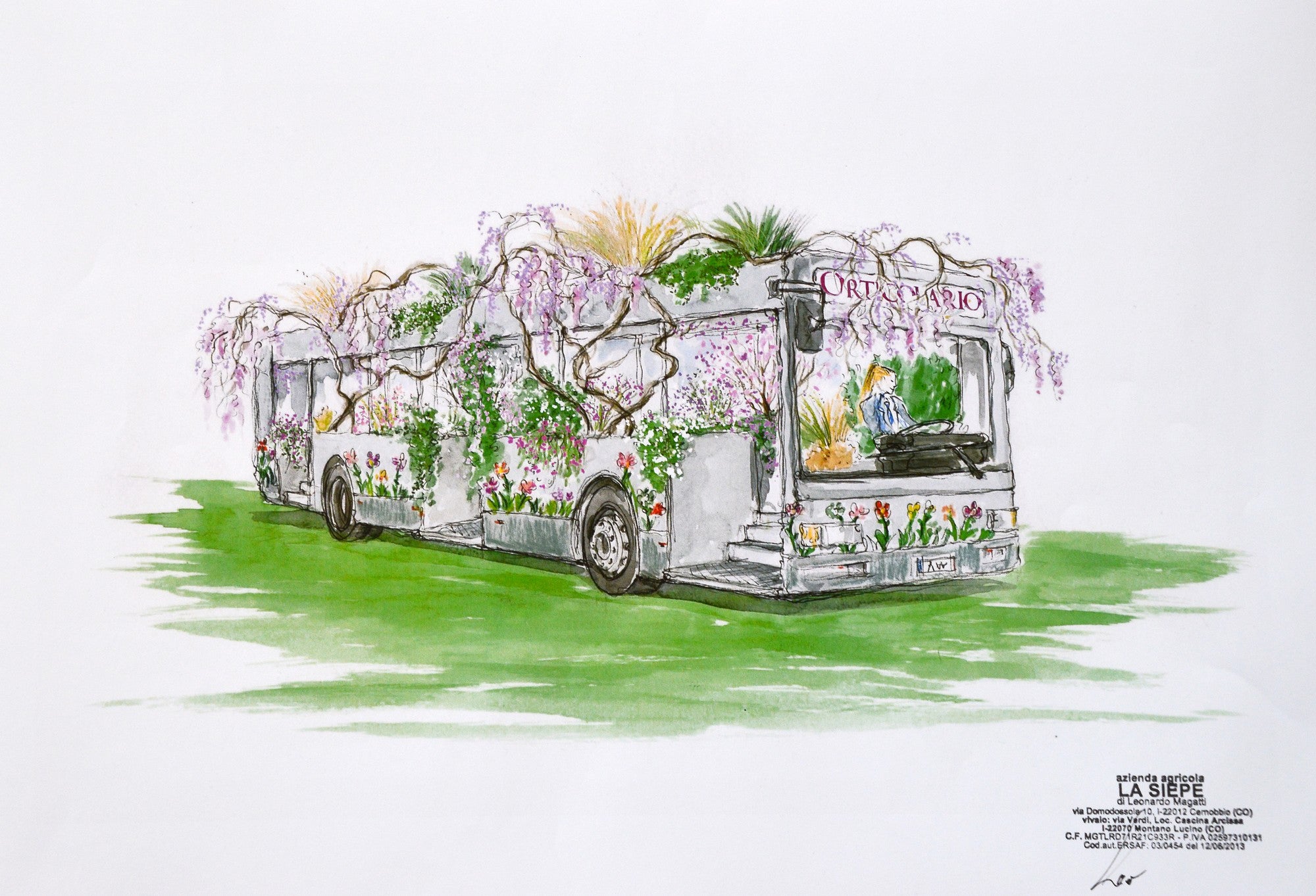 bus garden orticolario rendering