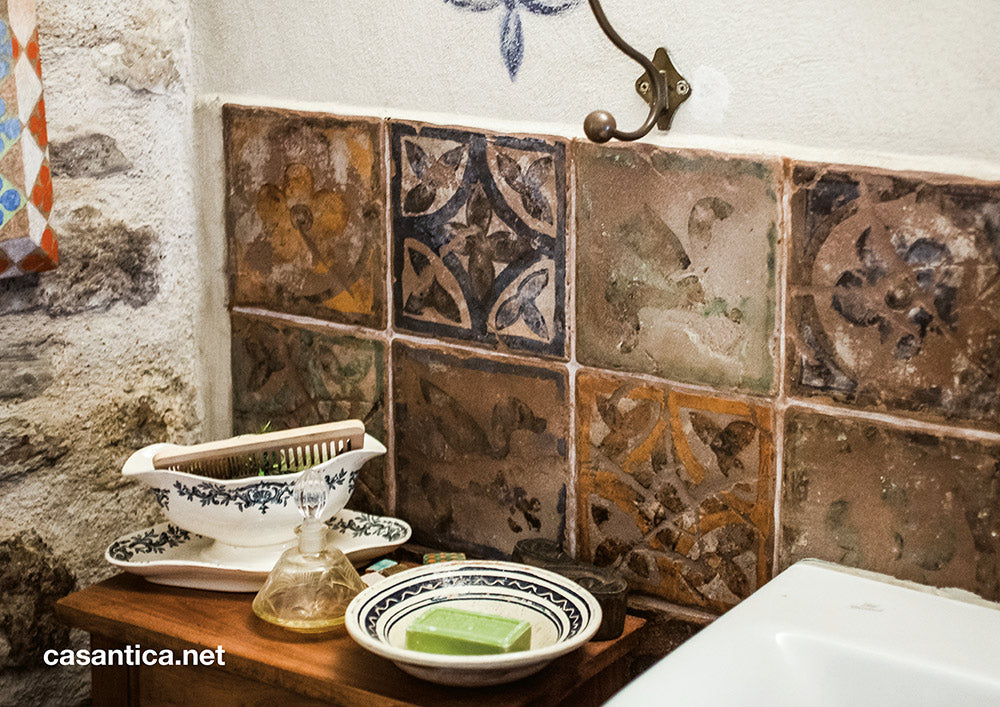 bagno portasapone ceramica artigianale Made in Italy 