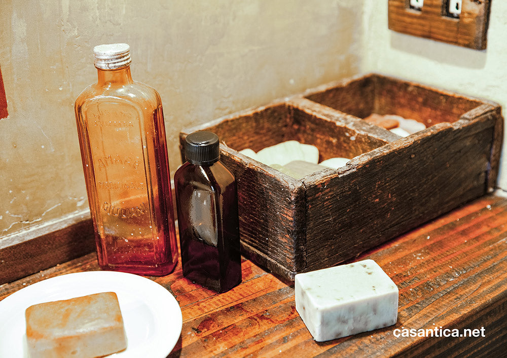 bagno portasapone in legno vecchia scatola 